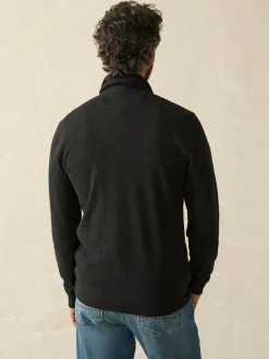 Sweaters|Hoodies & Sweatshirts^Faherty Brand Legend™ Sweater Quarter Zip - Heathered Black Twill