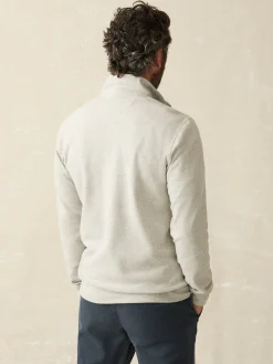 Sweaters|Hoodies & Sweatshirts^Faherty Brand Legend™ Sweater Quarter Zip - Light Heather Grey
