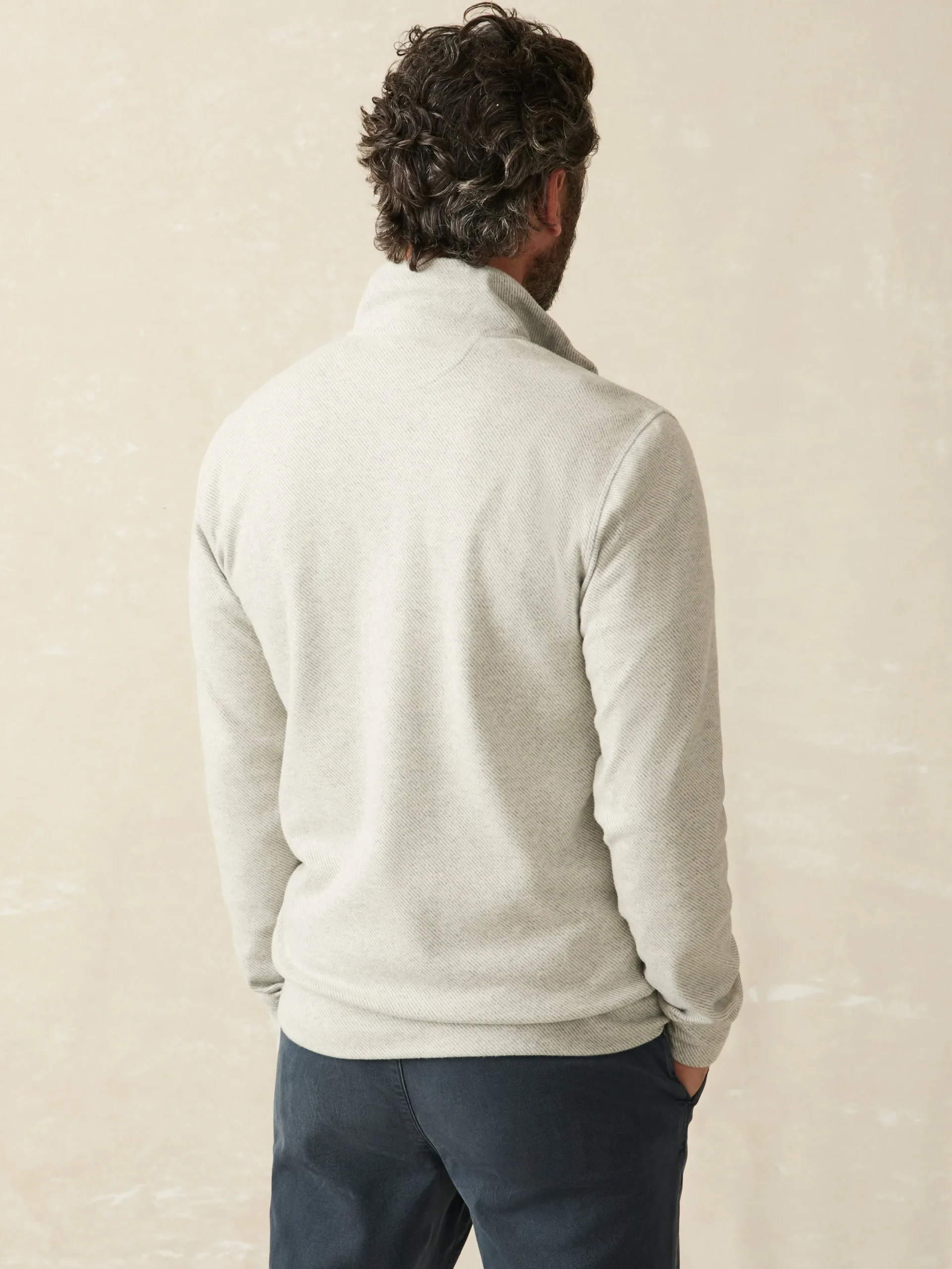 Sweaters|Hoodies & Sweatshirts^Faherty Brand Legend™ Sweater Quarter Zip - Light Heather Grey