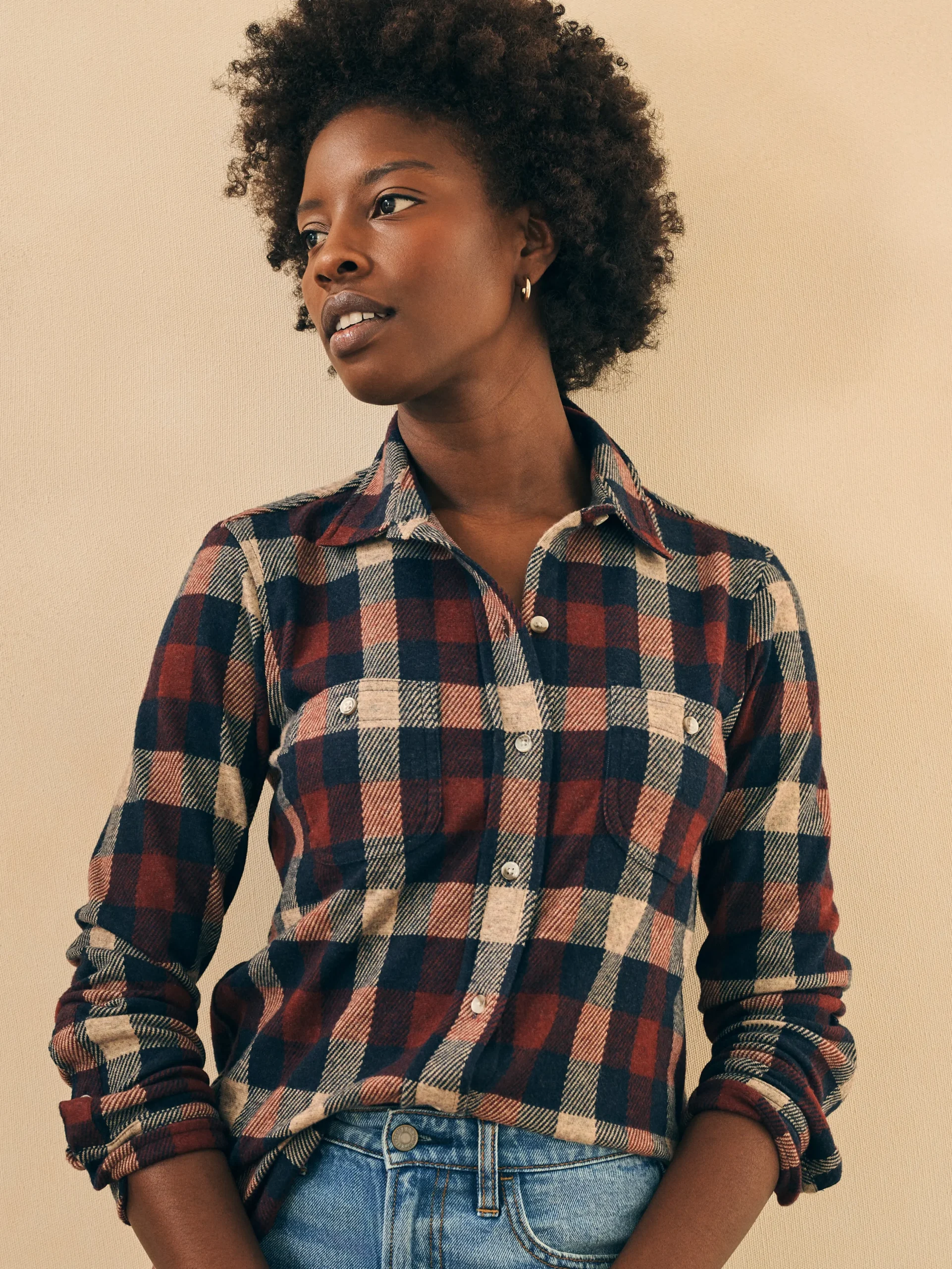 Shirts & Tops^Faherty Brand Legend™ Sweater Shirt - Burchfield Plaid