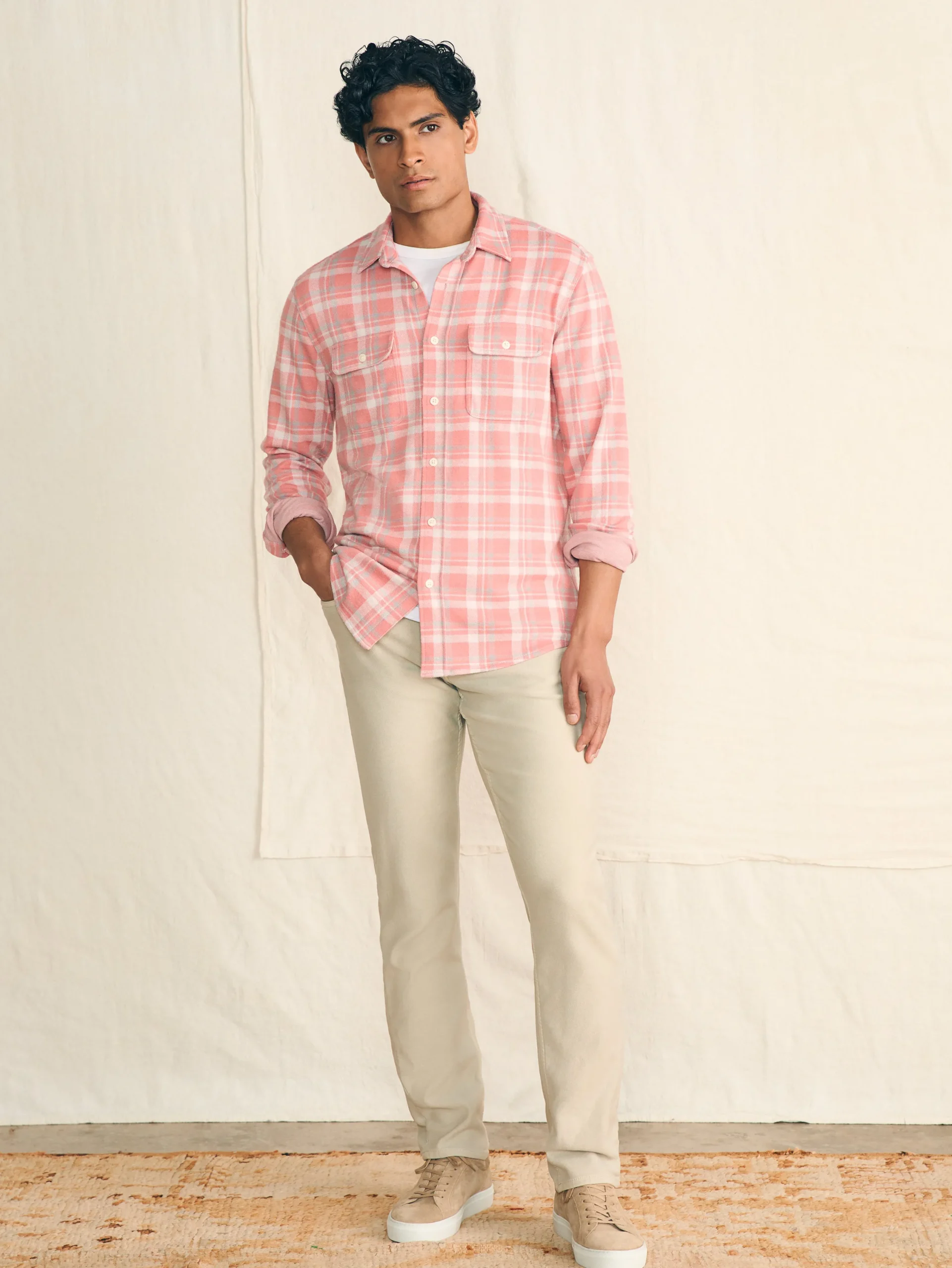 Shirts^Faherty Brand Legend™ Sweater Shirt - Cape Coral Plaid