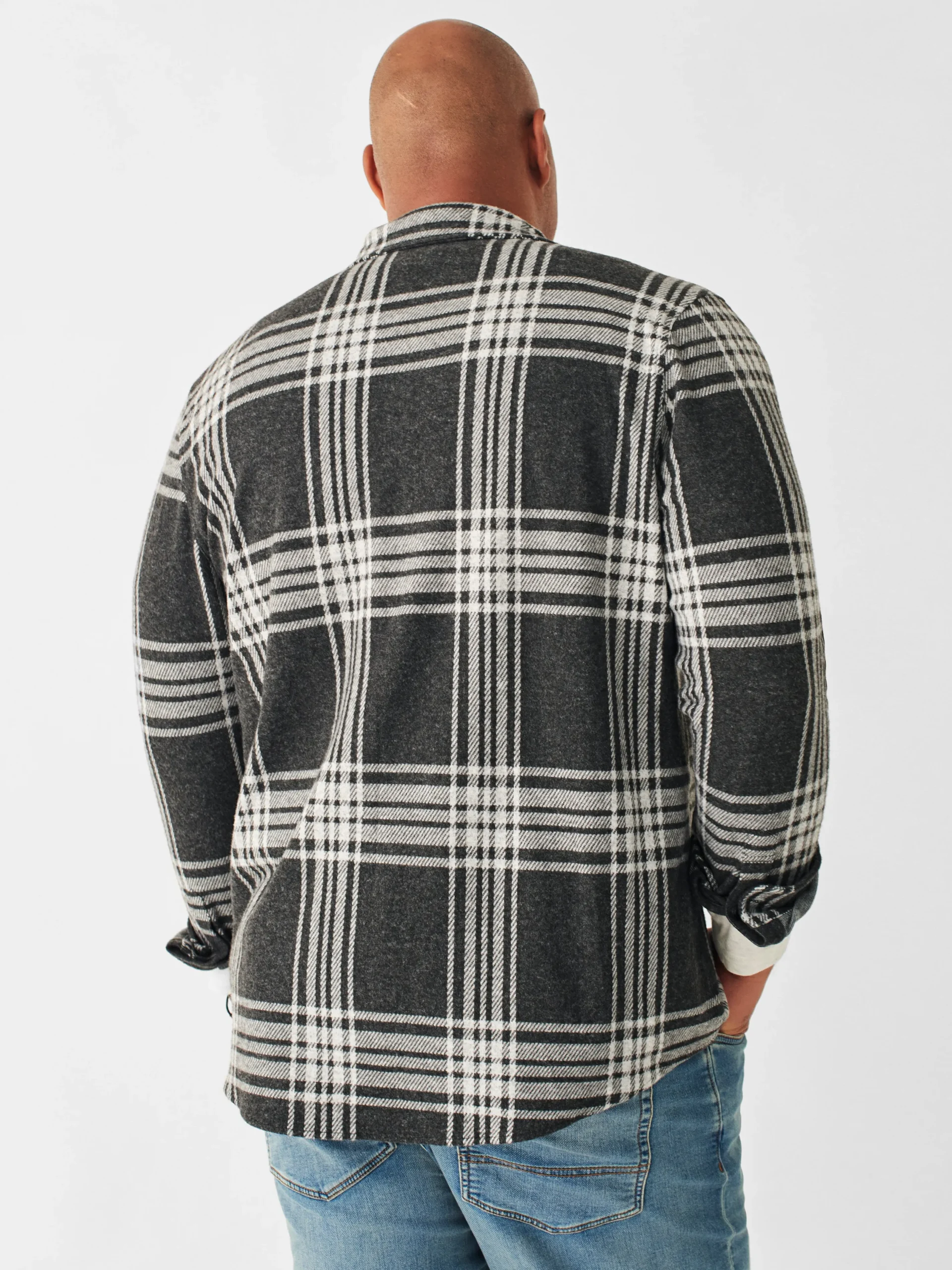 Shirts^Faherty Brand Legend™ Sweater Shirt - Charcoal Bone Plaid