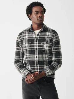 Shirts^Faherty Brand Legend™ Sweater Shirt - Charcoal Bone Plaid