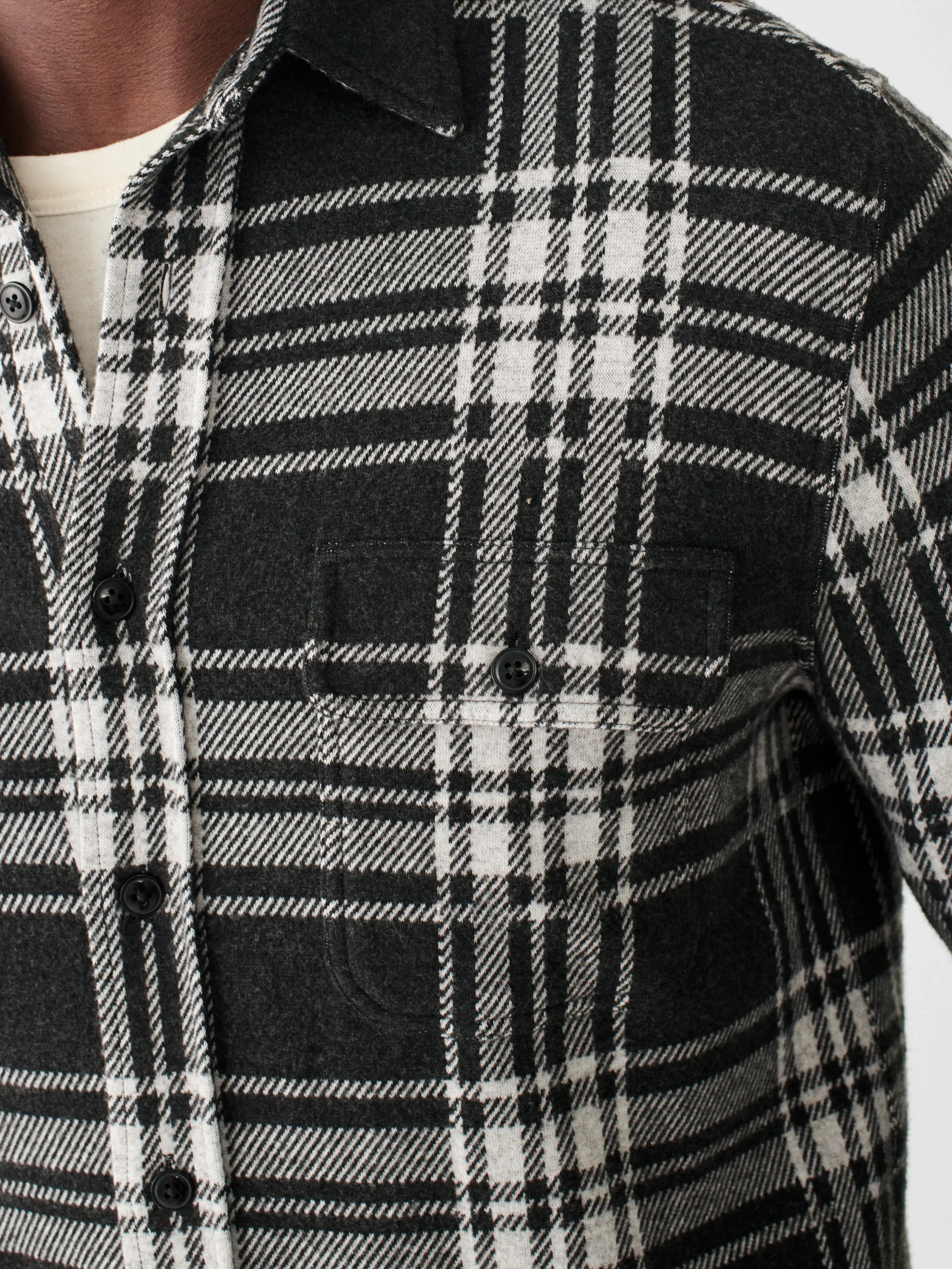 Shirts^Faherty Brand Legend™ Sweater Shirt - Charcoal Bone Plaid