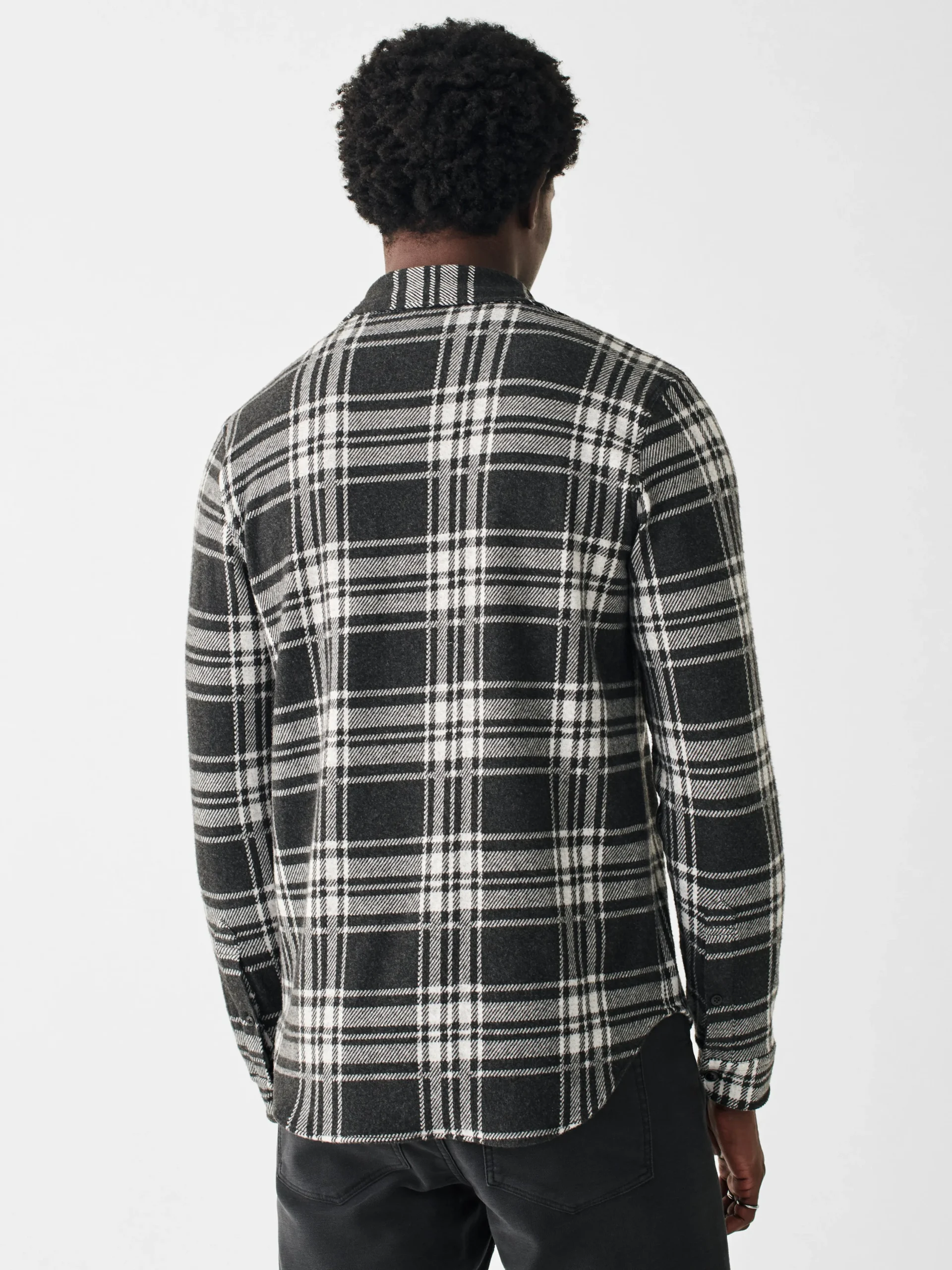 Shirts^Faherty Brand Legend™ Sweater Shirt - Charcoal Bone Plaid