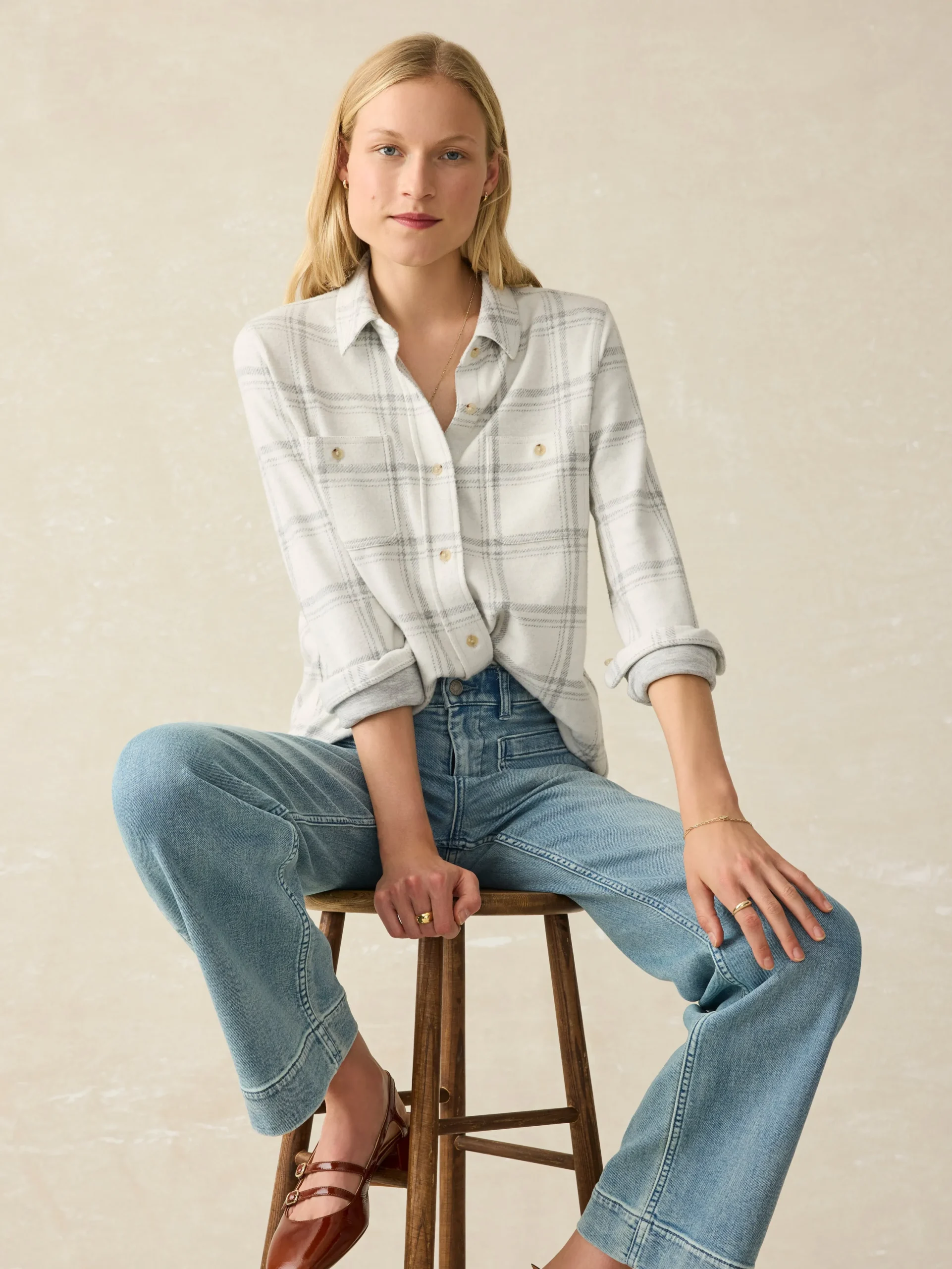 Shirts & Tops^Faherty Brand Legend™ Sweater Shirt - First Frost