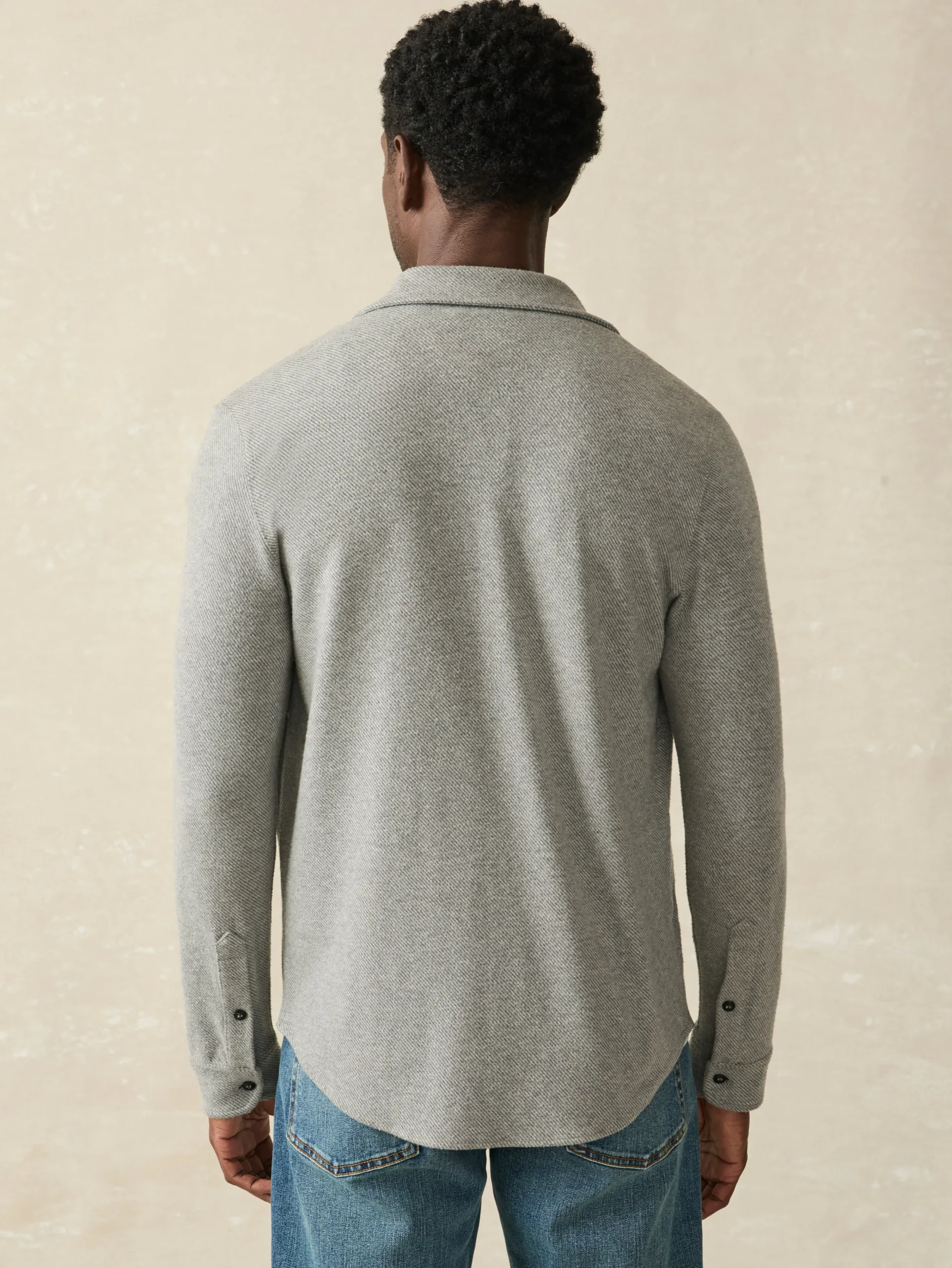 Shirts^Faherty Brand Legend™ Sweater Shirt - Fossil Grey Twill