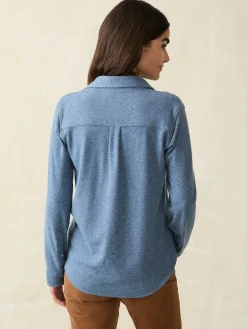 Shirts & Tops^Faherty Brand Legend™ Sweater Shirt - Glacier Blue Twill