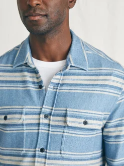 Shirts^Faherty Brand Legend™ Sweater Shirt - Ocean Shore Stripe
