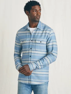 Shirts^Faherty Brand Legend™ Sweater Shirt - Ocean Shore Stripe