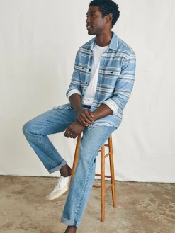 Shirts^Faherty Brand Legend™ Sweater Shirt - Ocean Shore Stripe