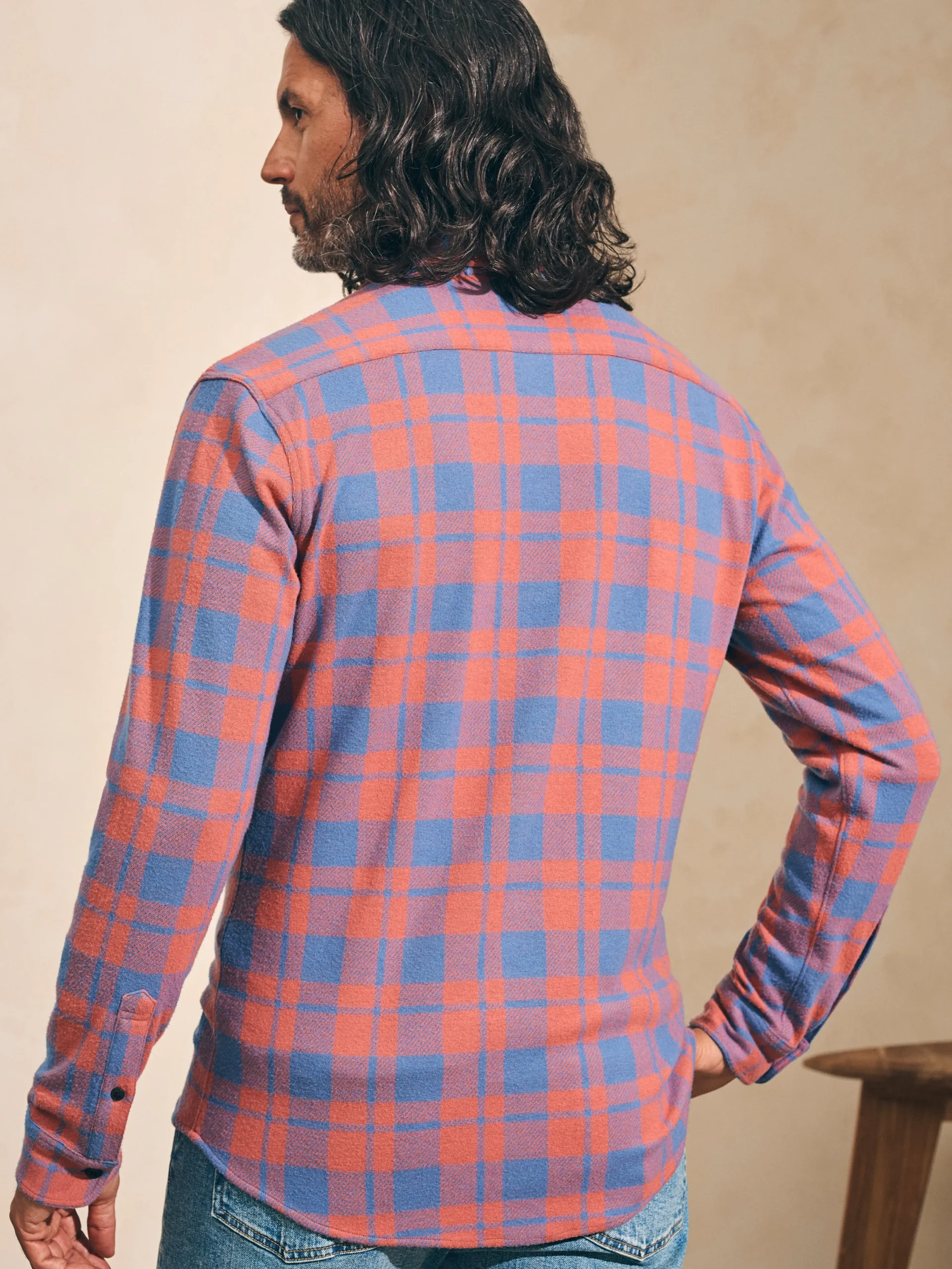 Shirts^Faherty Brand Legend™ Sweater Shirt - Rose Blue Check