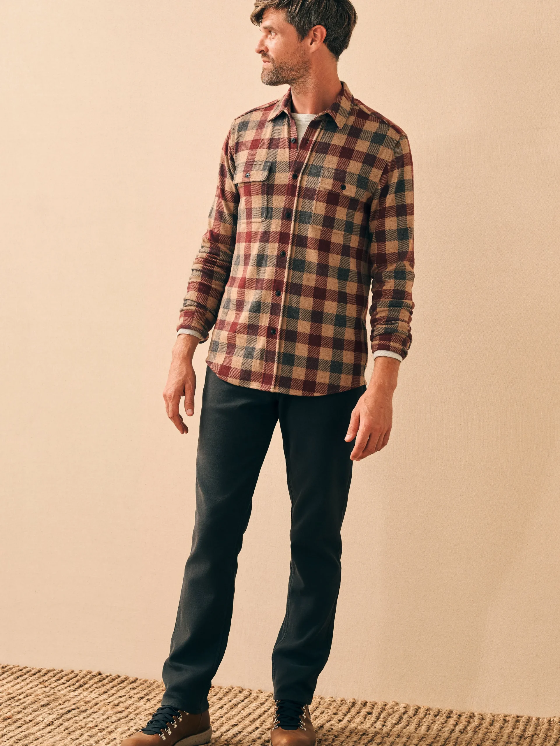 Shirts^Faherty Brand Legend™ Sweater Shirt - Sky Peak Buffalo