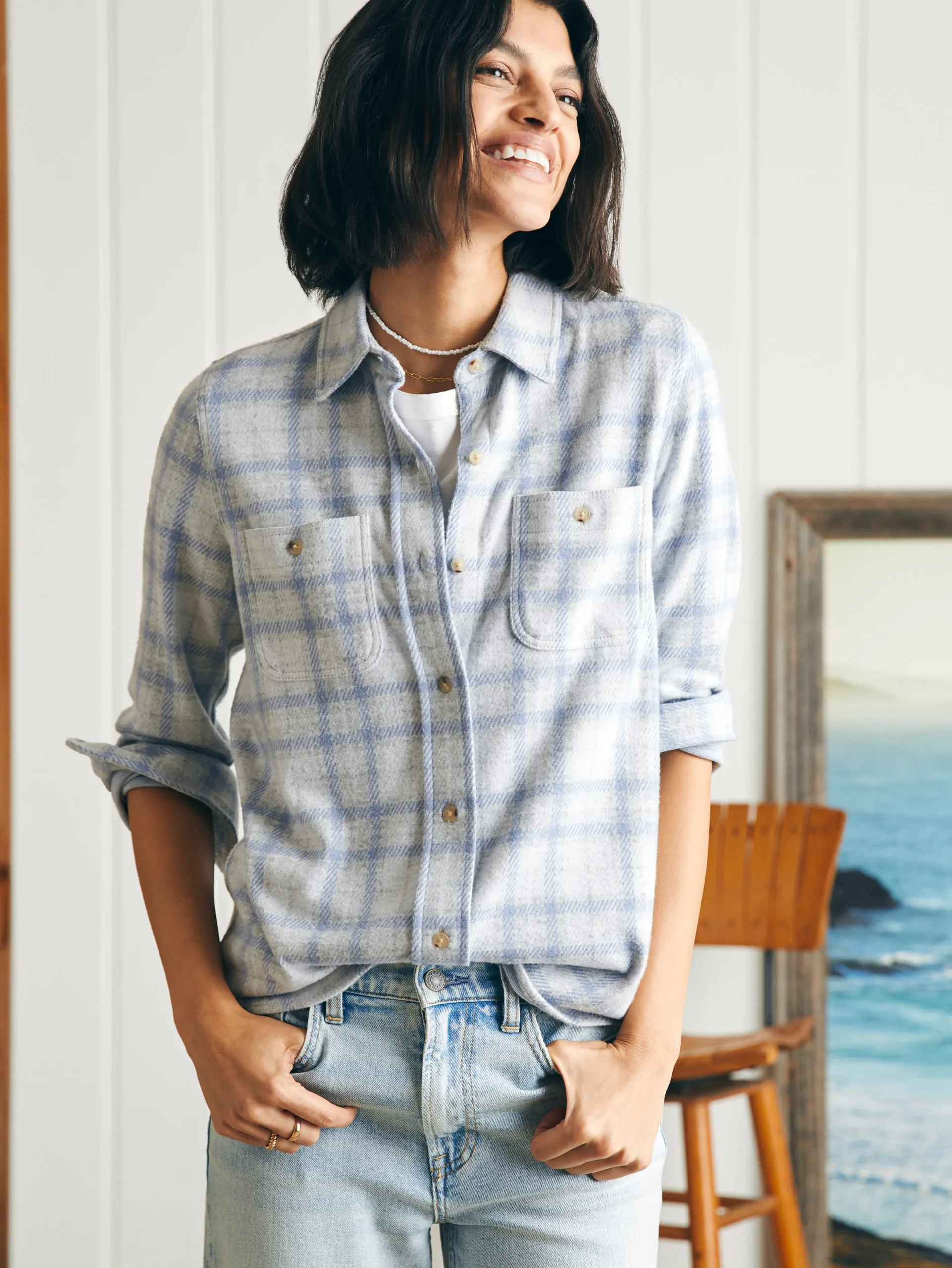 Shirts & Tops^Faherty Brand Legend™ Sweater Shirt - Spring Dew Plaid
