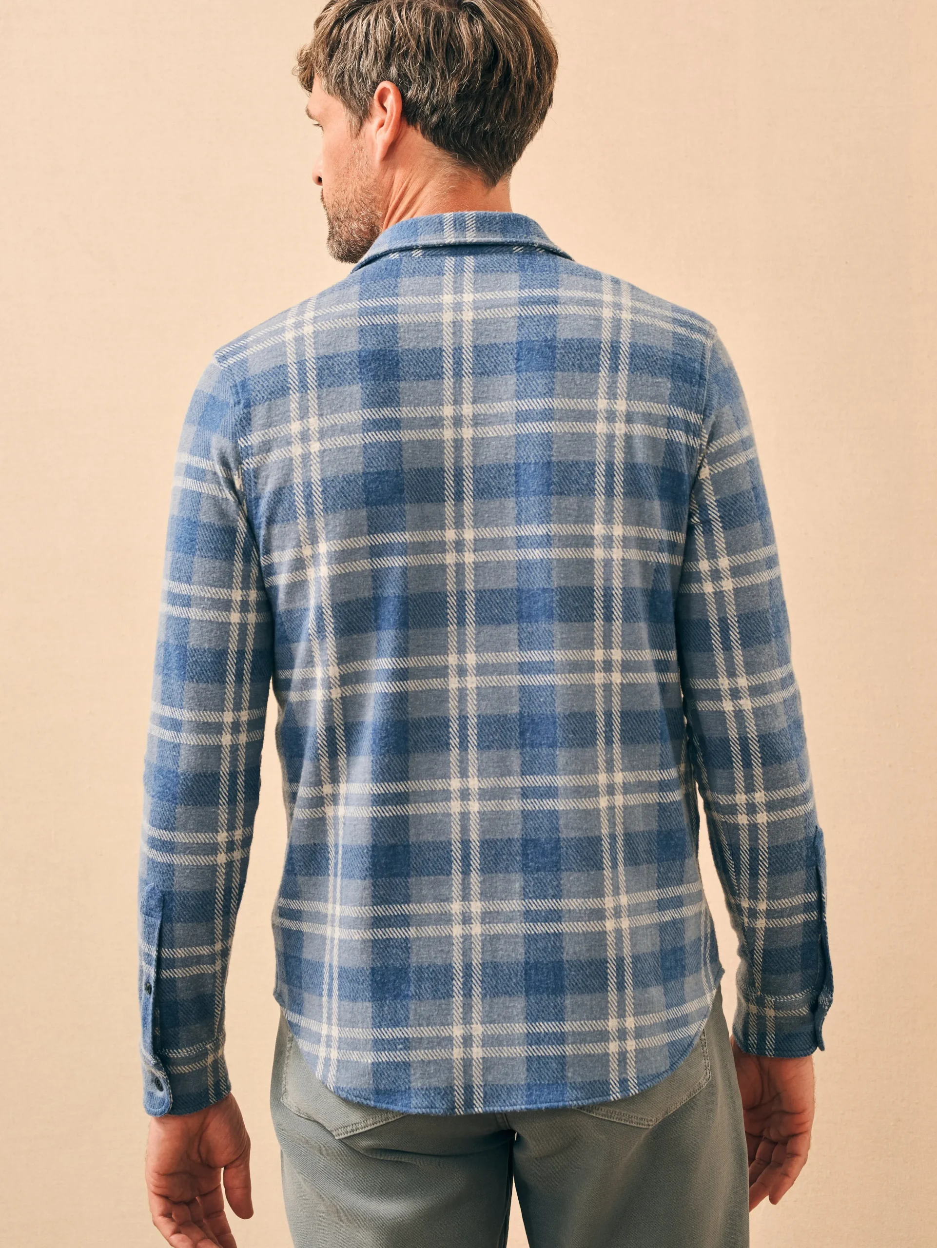 Shirts^Faherty Brand Legend™ Sweater Shirt - Vintage Blue Plaid