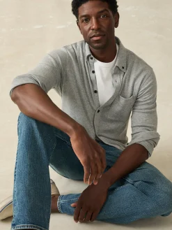 Shirts^Faherty Brand Legend™ Sweater Shirt (Single Pocket) - Fossil Grey Twill