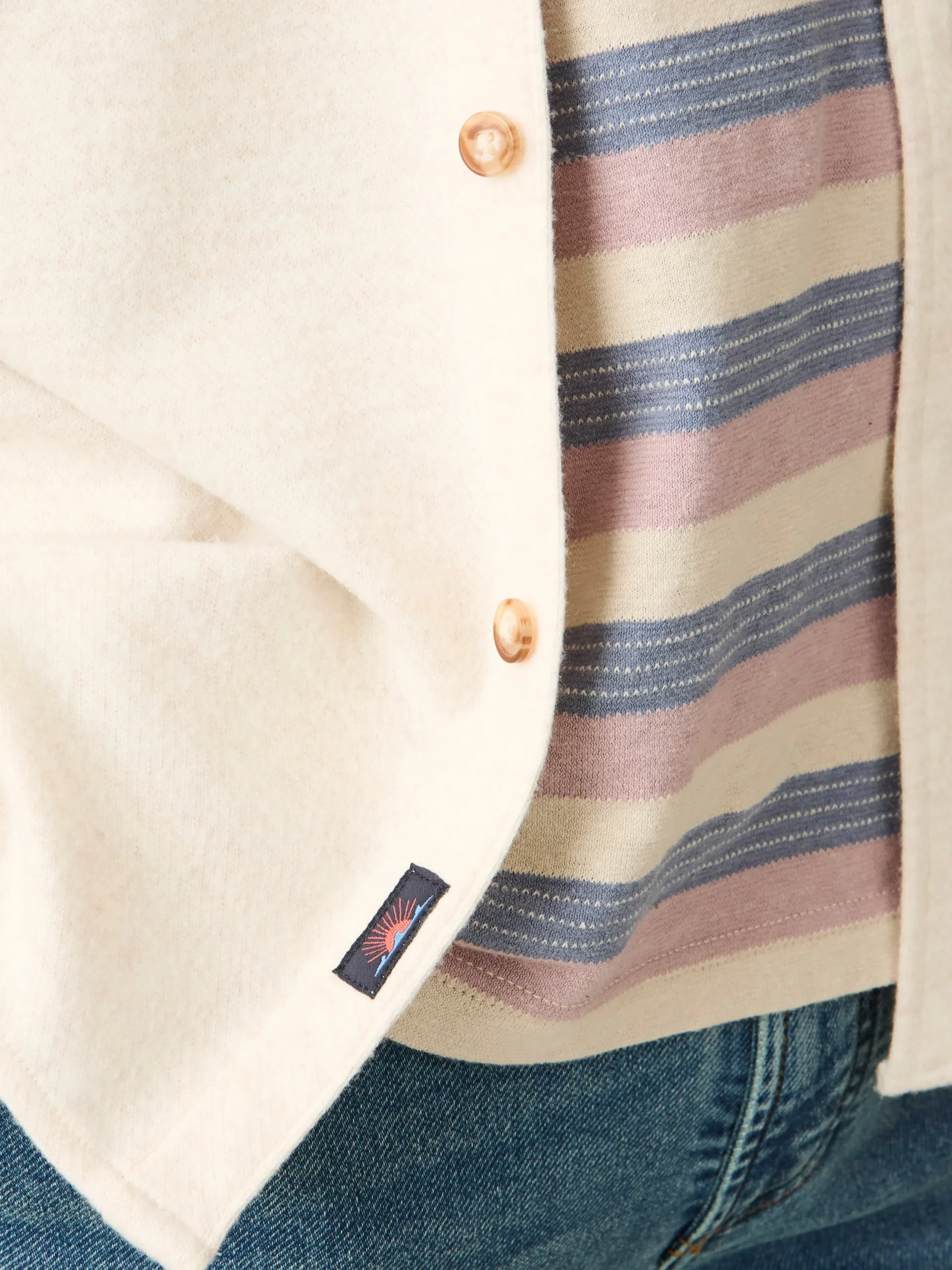 Shirts^Faherty Brand Legend™ Sweater Shirt (Single Pocket) - Off White