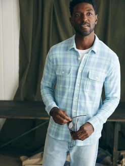 Shirts^Faherty Brand Legend™ Sweater Shirt (Tall) - Clearwater Coast Plaid