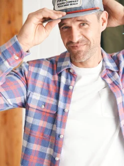 Shirts^Faherty Brand Legend™ Sweater Shirt (Tall) - Viewpoint Rose Plaid