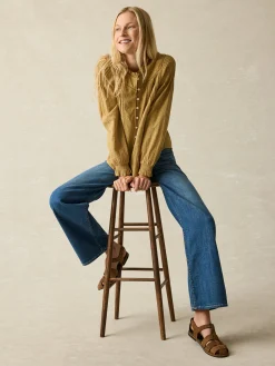 Shirts & Tops^Faherty Brand Lily Top - Antique Bronze