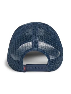 Hats|Hats^Faherty Brand Malibu Retro Sun & Waves Trucker - Navy