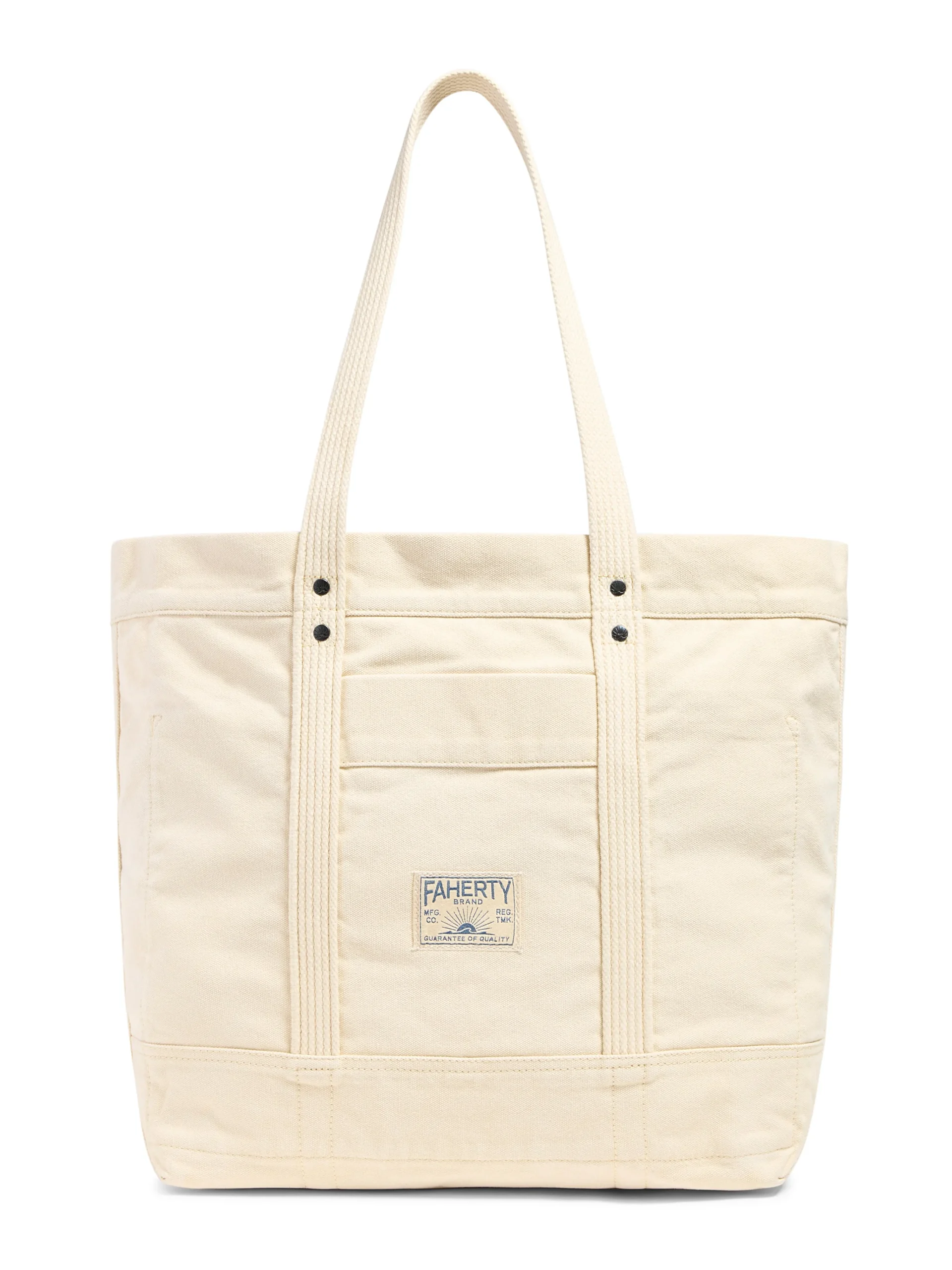 Bags|Bags^Faherty Brand Medium Sunwashed Canvas Tote - Ecru