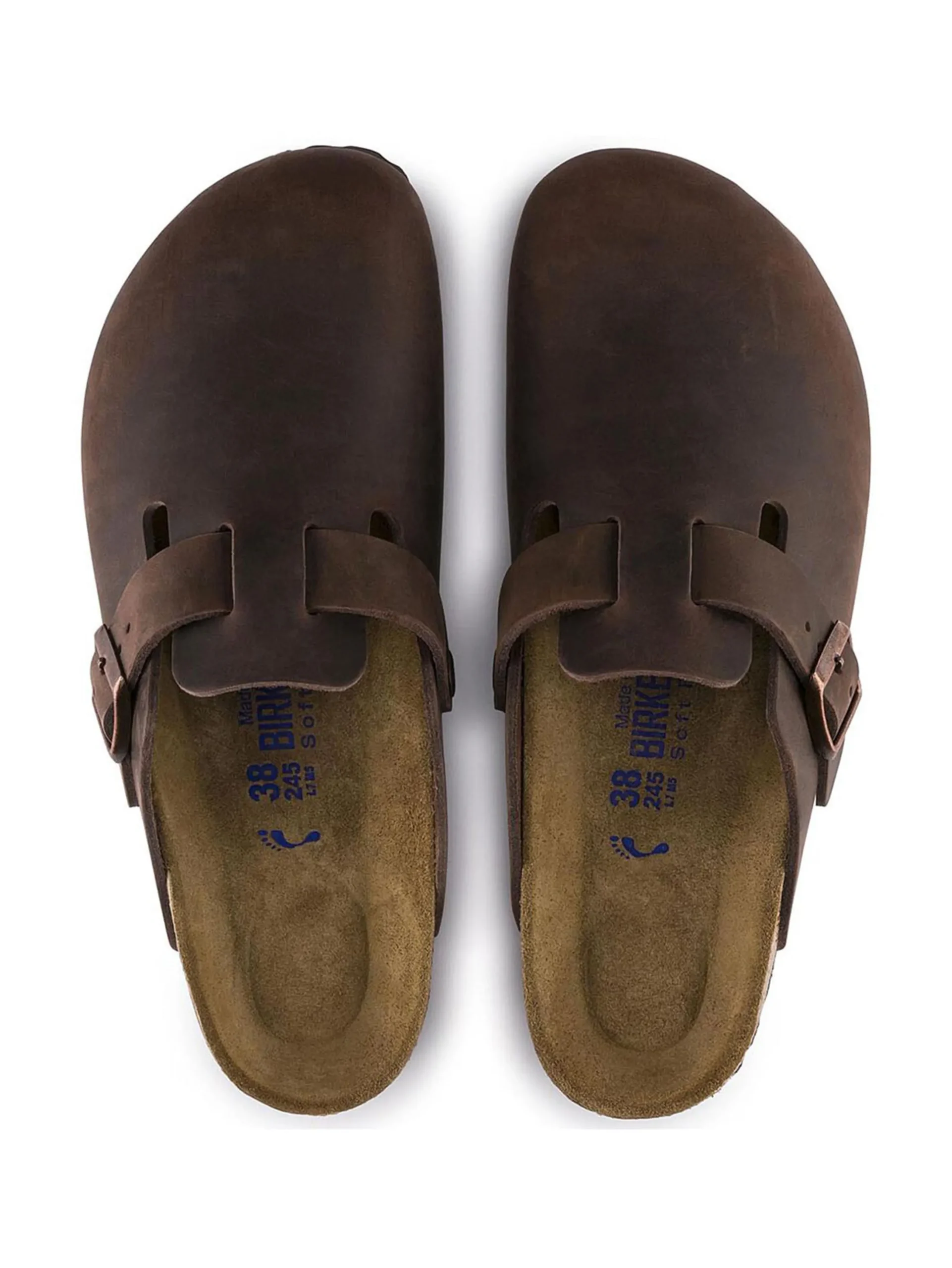 Shoes^Faherty Brand Men's Birkenstock Boston Clog Soft Footbed - Oiled Leather Habana
