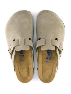 Shoes^Faherty Brand Men's Birkenstock Boston Clog Soft Footbed - Taupe