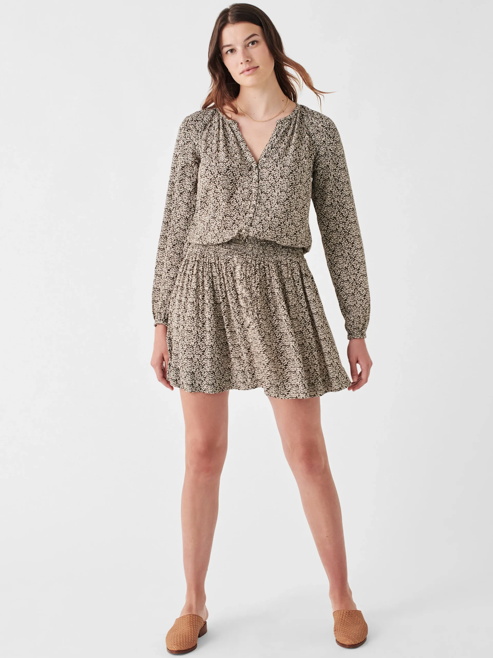 Dresses^Faherty Brand Montara Dress - Leaf Batik