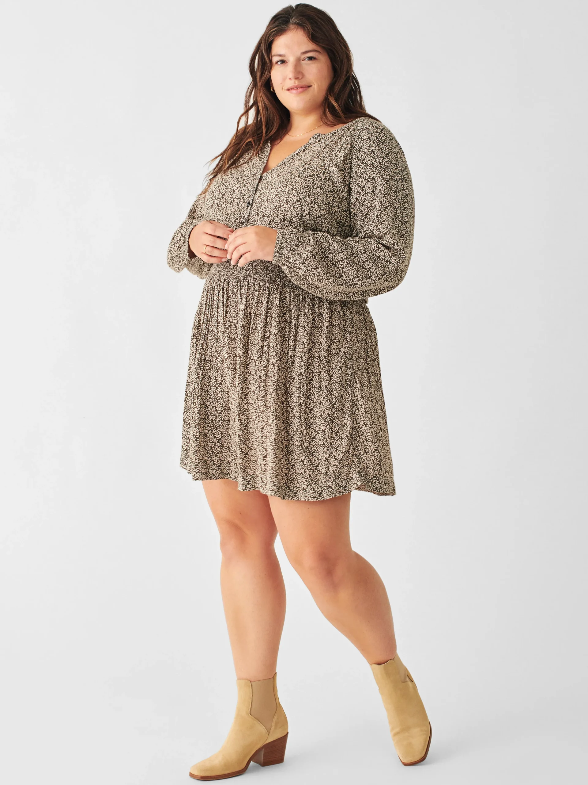 Dresses^Faherty Brand Montara Dress - Leaf Batik