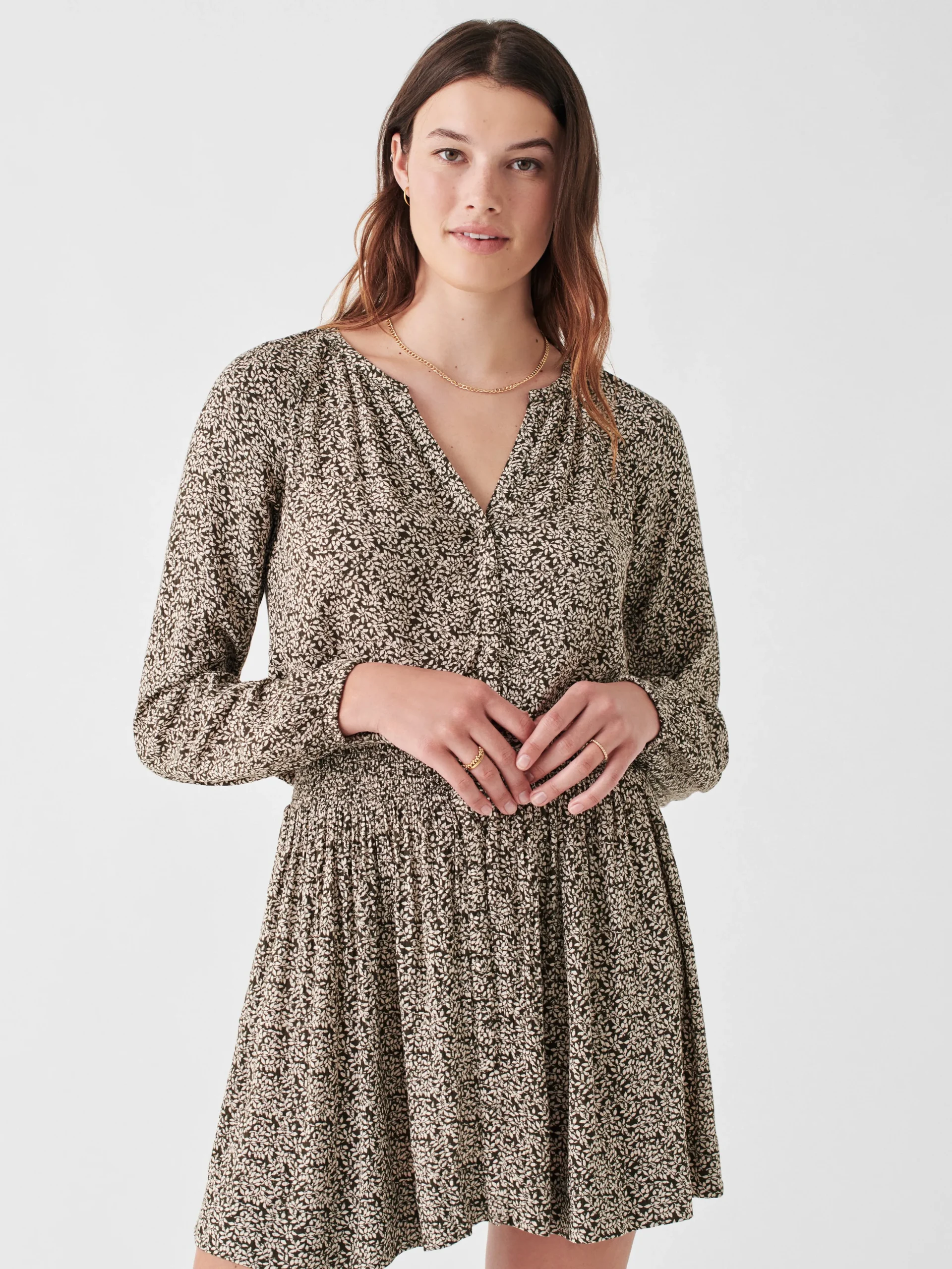 Dresses^Faherty Brand Montara Dress - Leaf Batik