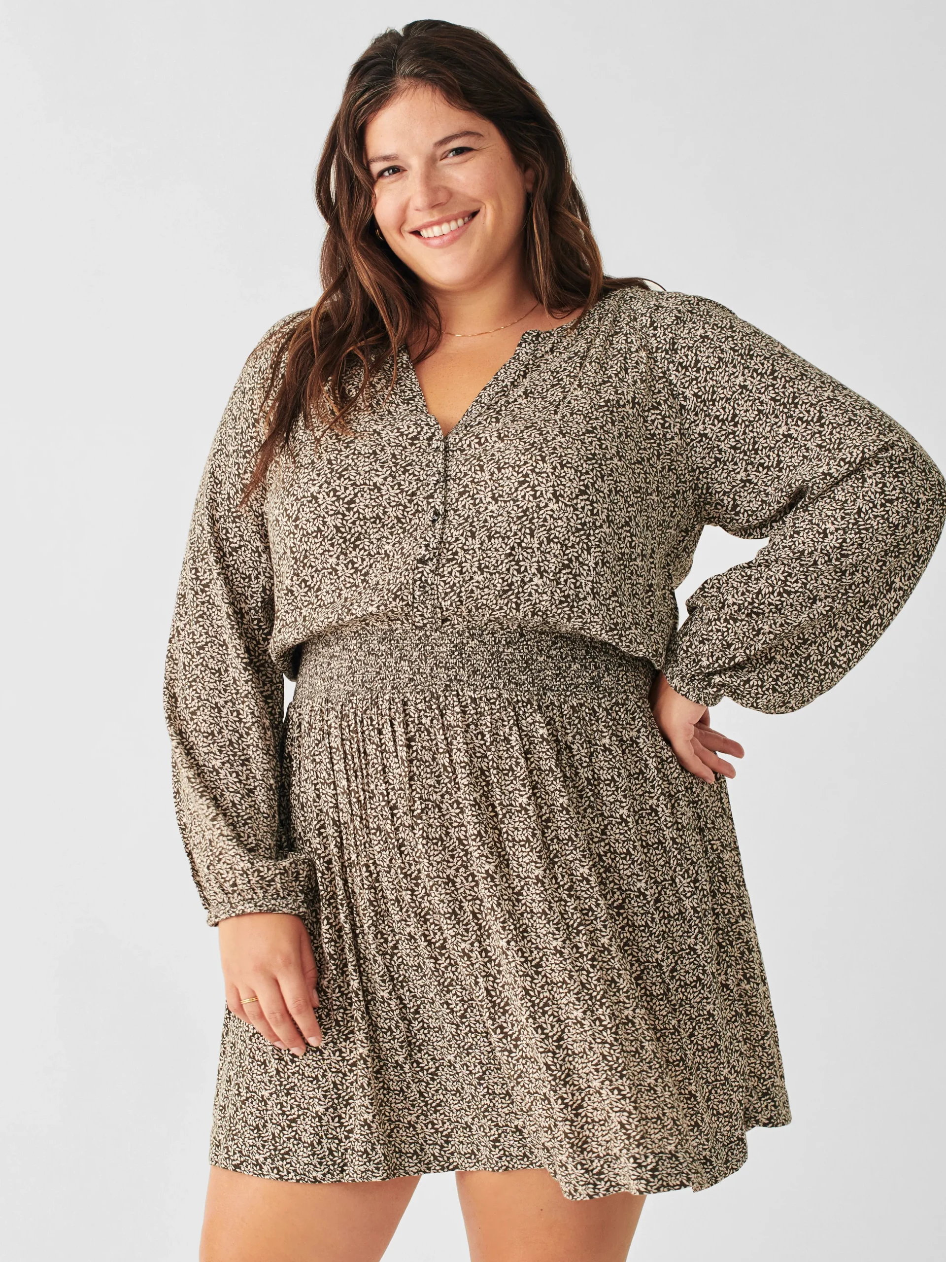 Dresses^Faherty Brand Montara Dress - Leaf Batik