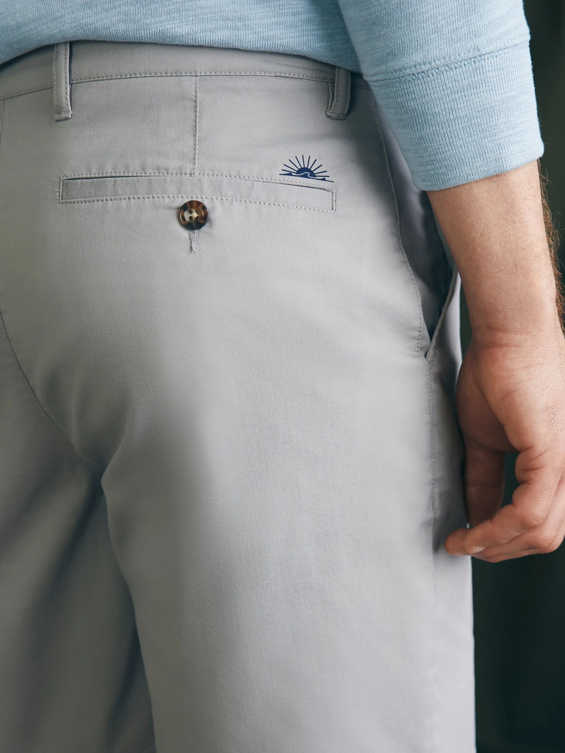 Shorts^Faherty Brand Movement™ Chino Short (8" Inseam) - Fossil