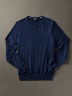 Sweaters^Faherty Brand Movement™ Crewneck Sweater - Marine Navy Heather