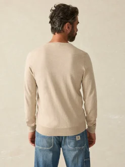 Sweaters^Faherty Brand Movement™ Crewneck Sweater - Soft Dune Heather