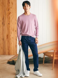 Sweaters^Faherty Brand Movement™ Crewneck Sweater - Quartz Cove Heather