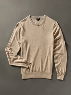 Sweaters^Faherty Brand Movement™ Crewneck Sweater (Tall) - Soft Dune Heather