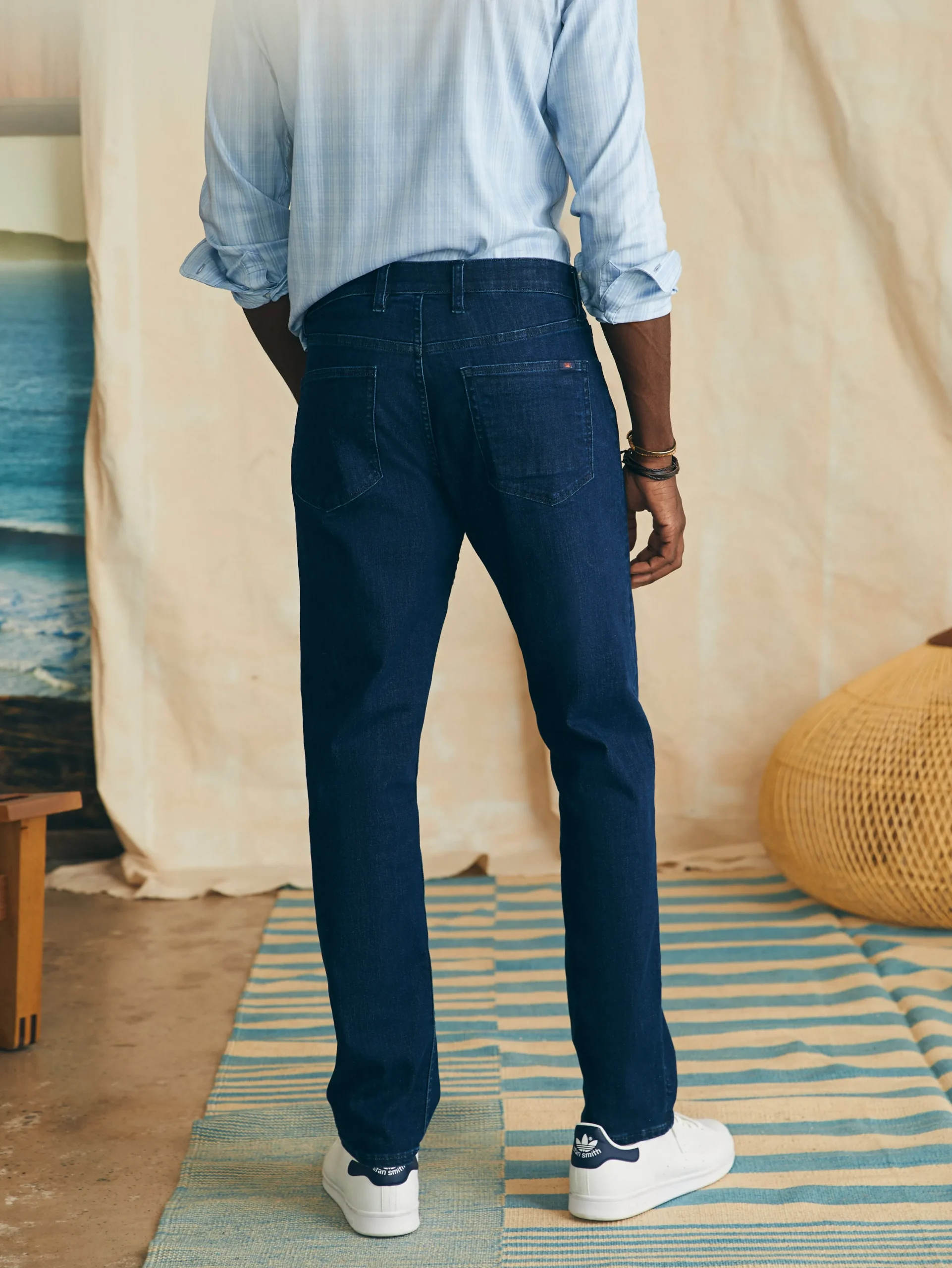 Pants^Faherty Brand Movement™ Denim (32" Inseam) - Tybee Midnight