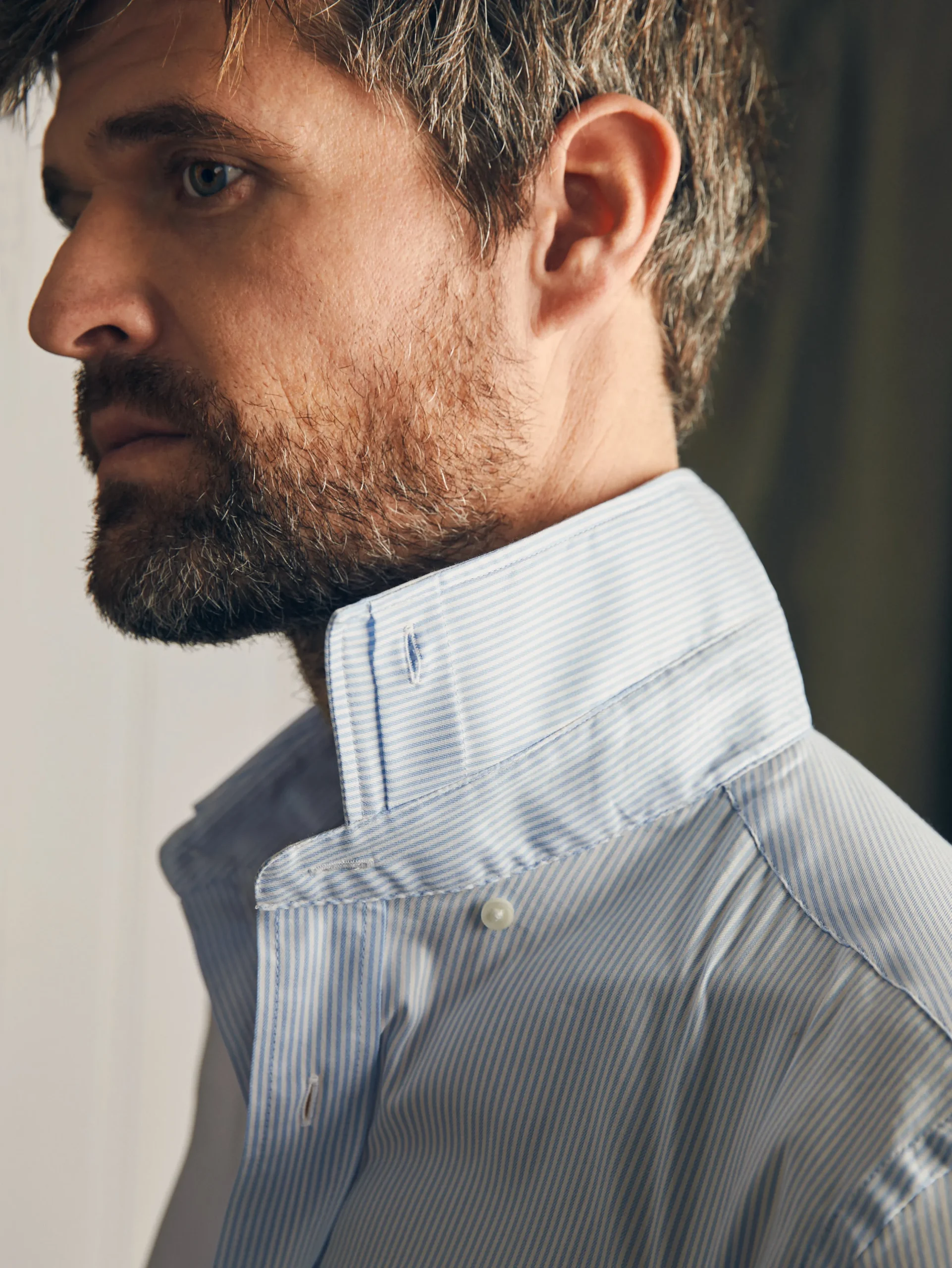 Shirts^Faherty Brand Movement™ Dress Shirt - Blue White Stripe