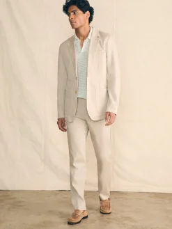 Blazers^Faherty Brand Movement™ Flex Linen Blazer - Natural