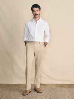 Pants^Faherty Brand Movement™ Flex Linen Trouser - Natural