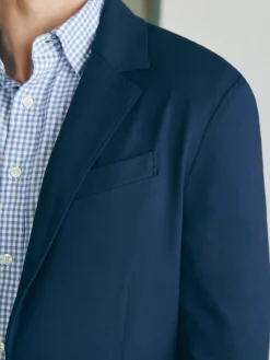 Blazers^Faherty Brand Movement™ Knit Blazer - Lupine Navy