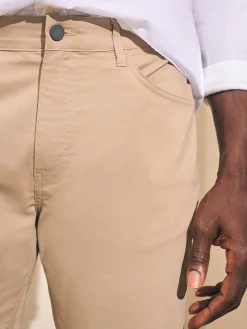 Pants^Faherty Brand Movement™ 5-Pocket Pant Athletic Fit - Island West Khaki