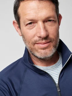 Hoodies & Sweatshirts^Faherty Brand Movement™ Quarter Zip - Blue Nights