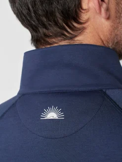 Hoodies & Sweatshirts^Faherty Brand Movement™ Quarter Zip - Blue Nights