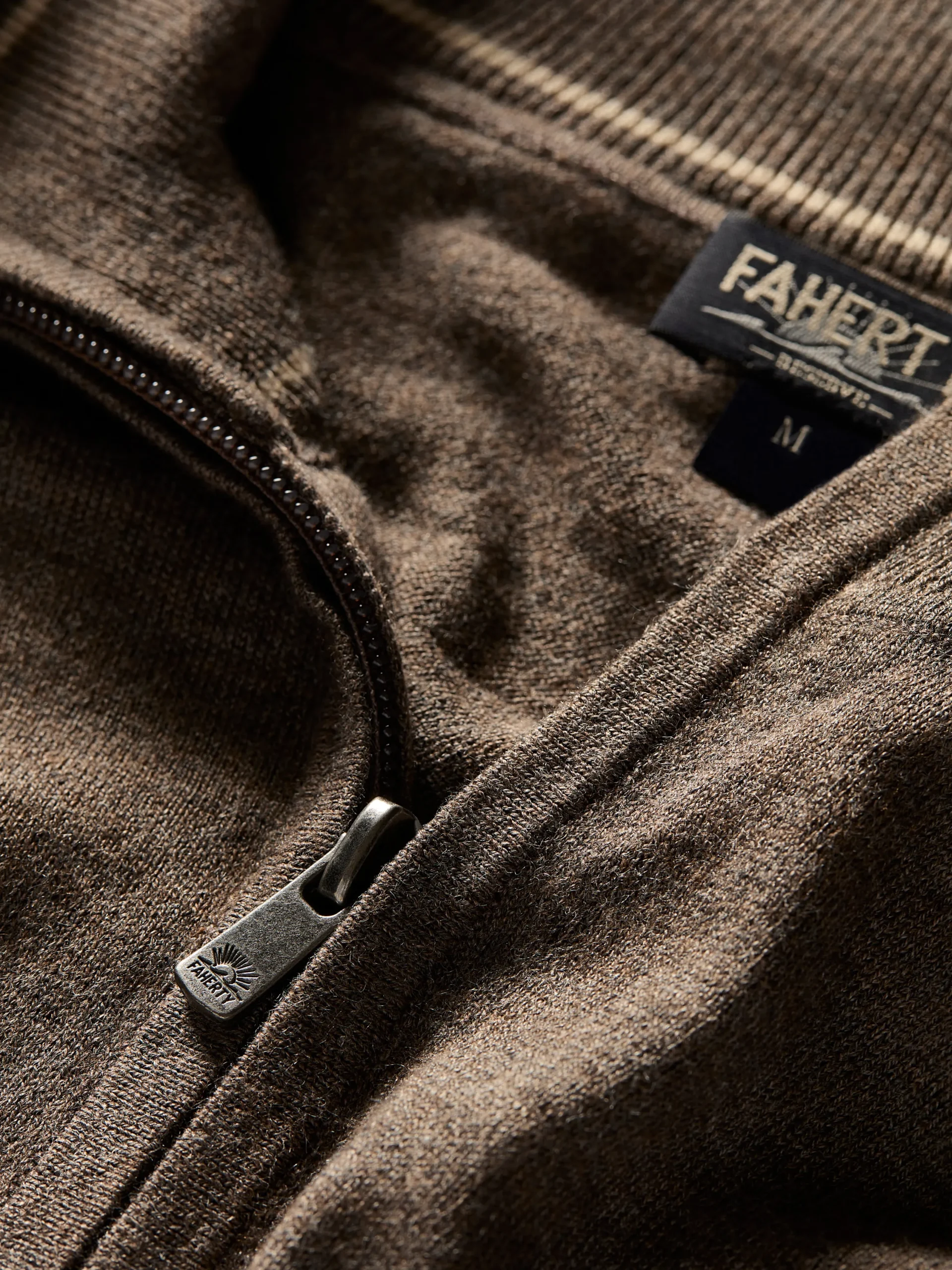 Sweaters^Faherty Brand Movement™ Quarter Zip Sweater - Walnut Creek Heather