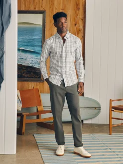 Shirts^Faherty Brand Movement™ Shirt - Grey Cream Plaid
