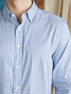 Shirts^Faherty Brand Movement™ Shirt - Light Blue Gingham