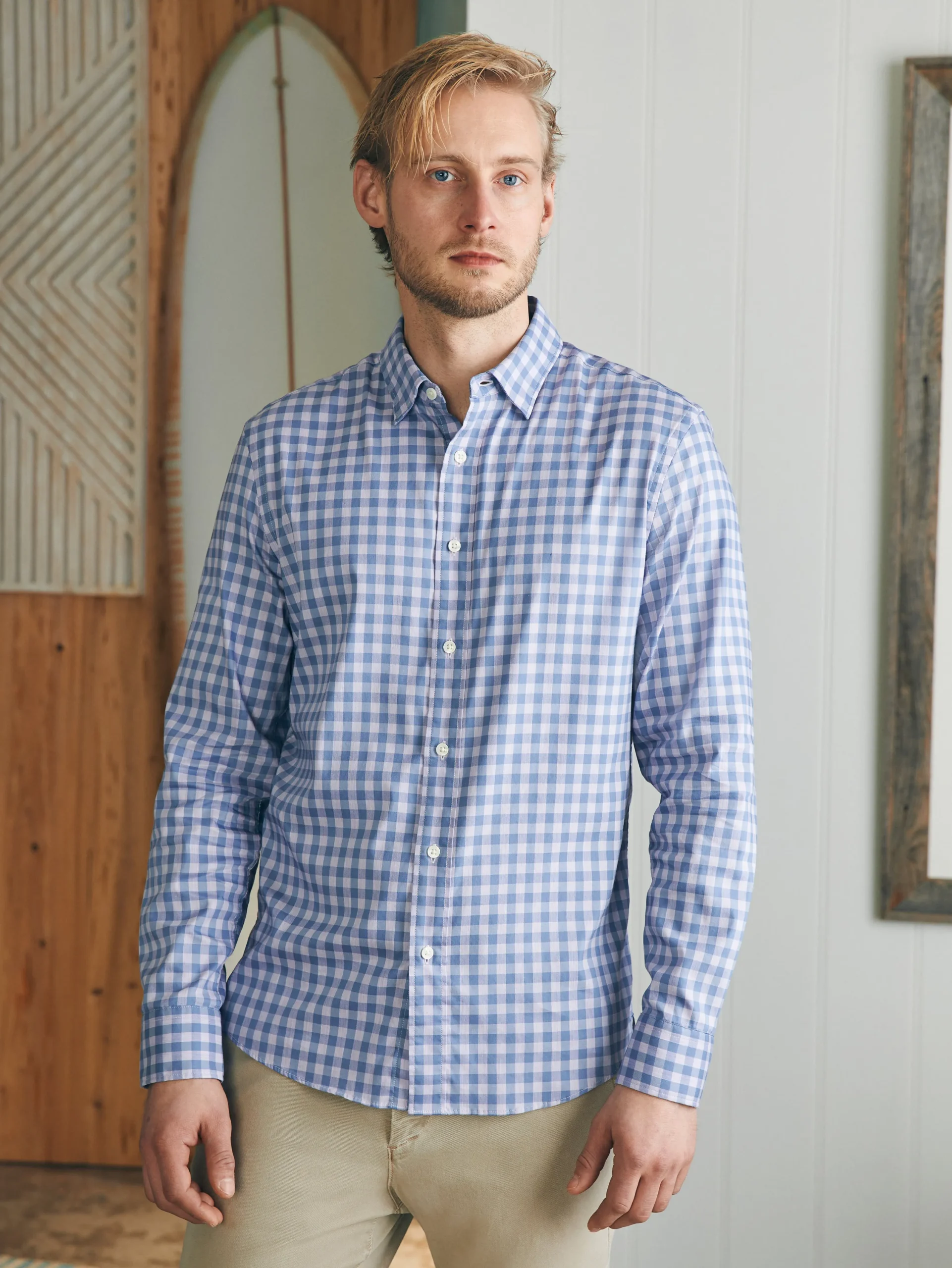 Shirts^Faherty Brand Movement™ Shirt - Lilac Waters Gingham