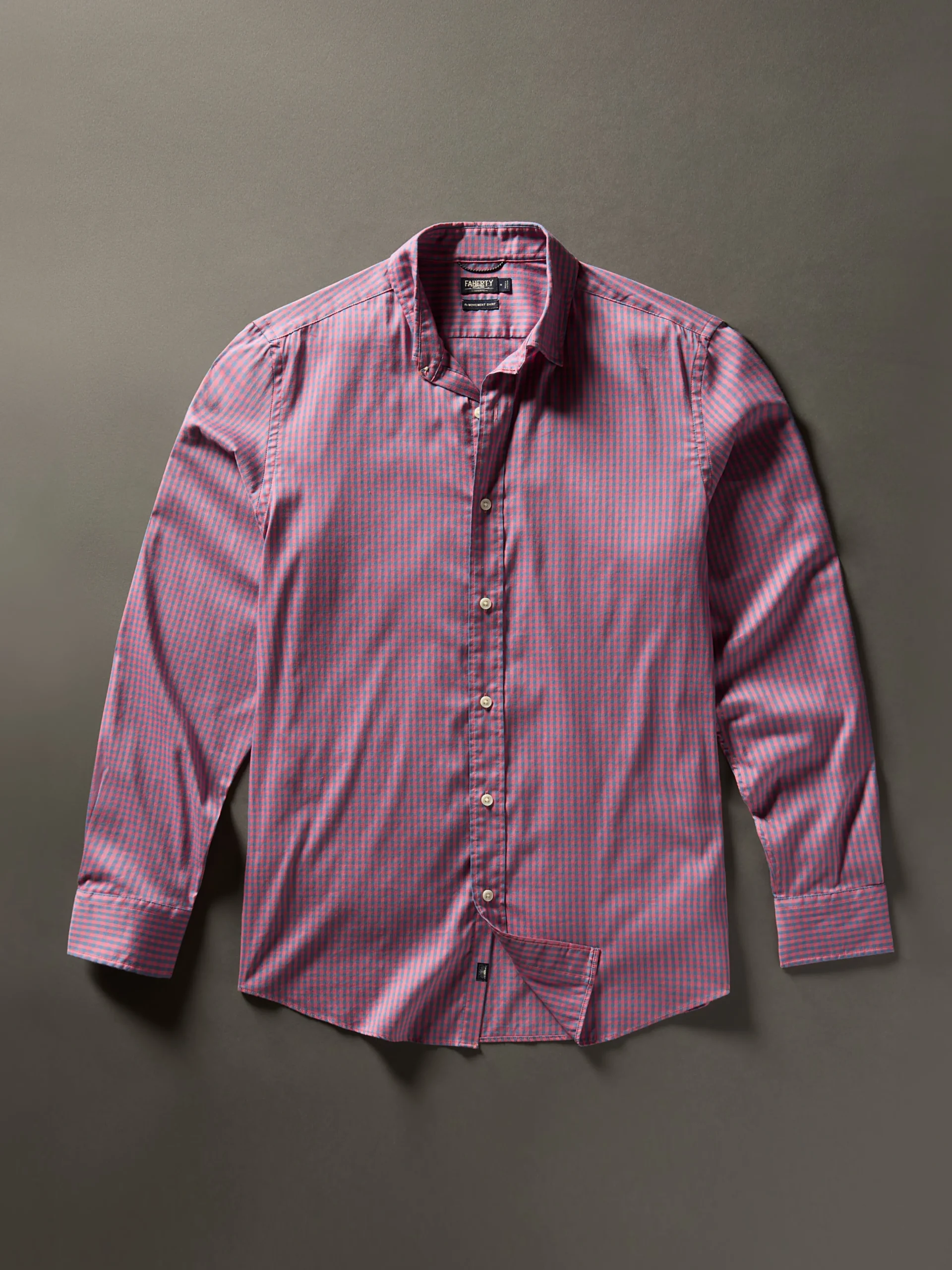 Shirts^Faherty Brand Movement™ Shirt (Tall) - Blue Rose Gingham